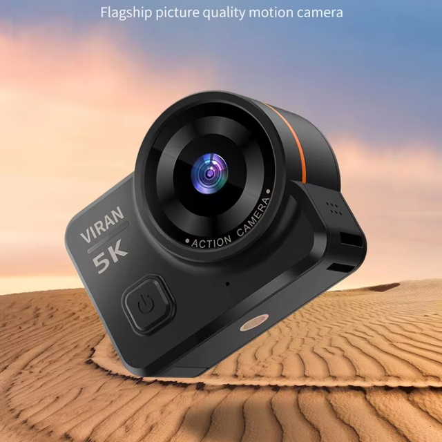 4K Action Camera 60fps, Waterproof Mini Pocket Sports Action Camera, Ultra HD Video Recording for Outdoor Travel and Cycling