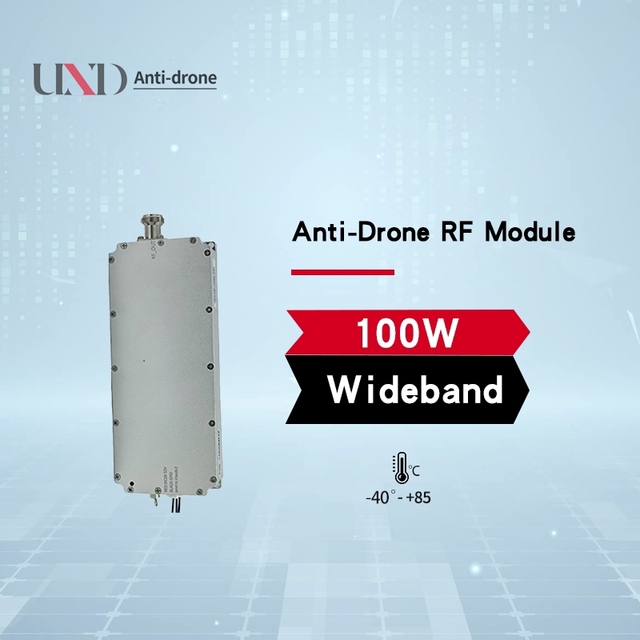 UND U-100W 250-400MHz 100W GaN Anti-UAV FPV Module Customized Wide Bandwidth Digital Modulation RF Amplifier 24-32V
