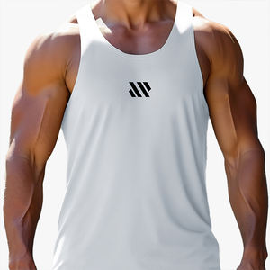 Nueva Camiseta Deportiva Estampada para Hombre, de Secado Rápido, Transpirable, Cuello Redondo, Sin Mangas, Corte Regular, Chaleco Deportivo para Fitness - Product Image 5