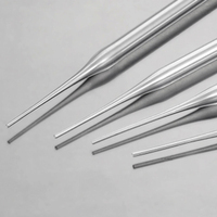 Pipettes Sérologiques Stériles en PS Transparentes de 10 ml sans Échelle, Vente en Gros, Non Jetables, pour Aspiration