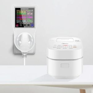 16A Tuya WIFI Smart Socket AC220V 110V Vatímetro digital Enchufe DE LA UE Consumo de electricidad Energía KWH Medidor de energía de EE. UU. - Product Image 5