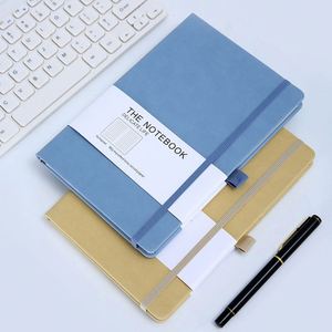 2024 Promotional OEM Business <b>Note</b> <b>Book</b> A5 Custom Pu Leather Diary Hardcover Journal Notebook With Pen Holder - Product Image 2