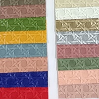 Cuir synthétique PU multifonctionnel texturé tricoté en cercle de 1,0 mm pour sacs à main, meubles, chaussures, ceintures et carnets