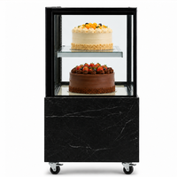 Vitrine à gâteaux en verre (modèle japonais à 2 étages) à température unique, refroidissement par air, contrôle numérique, dégivrage automatique