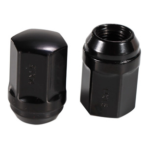 Black M14x1.5 Hex7/8 "Bulge Acorn Conical Seat Wheel Lug Nut Set - Product Image 3