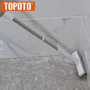 TOPOTO <span class=keywords><strong>Brosse</strong></span> de <span class=keywords><strong>nettoyage</strong></span> <span class=keywords><strong>rotative</strong></span> écologique en nylon de 106 cm pour sols, salle de bain, toilettes et carrelage - Product Image 1