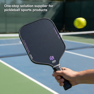 Paleta de Pickleball Fibra Carbono T700 Mayorista Superficie Color Personalizado Núcleo Polipropileno 16mm Prensado en Frío - Product Image 1