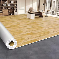 Rouleau de revêtement de sol en vinyle PVC antidérapant pour hôtel commercial de luxe 2026
