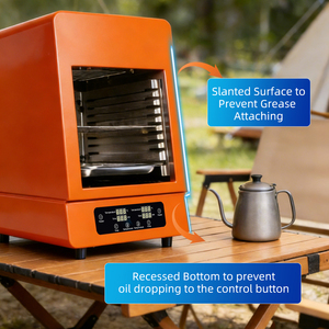 כיריים חשמליות ניידות רב תכליתיות של JingXin, לטוסט, ברביקיו, אפייה, שולחניות, לקמפינג - Product Image 6