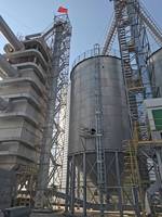 Silo en acier de haute qualité de 50 tonnes pour l'alimentation animale silos de stockage de céréales de petite capacité à bas prix