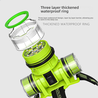 Linterna Frontal LED de Alta Potencia para Buceo, IPX68, Resistente al Agua hasta 50 m, Linterna Subacuática Profesional con Batería de Larga Duración