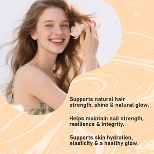 Cápsulas de Vitaminas de Alta Potencia para Cabello, Piel y Uñas con Colágeno Bovino en Polvo que Favorecen la Hidratación, Elasticidad y un Brillo Saludable de la Piel - Product Image 4