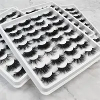 Hot selling 25mm 3D Mink Eyelashes real siberian dramatic mink lashes with custom box
