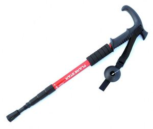 Échantillon Gratuit - Bâton de Randonnée à Quatre Sections avec Poignée en T, Absorption des Chocs, pour Trekking et Voyage en Extérieur - Product Image 5