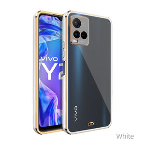 เคสโทรศัพท์กันกระแทกแบบใสเคลือบโครเมียม TPU สำหรับ Vivo V20 SE <span class=keywords><strong>V23</strong></span> S1 Pro V21 <span class=keywords><strong>E</strong></span> 4G Y20 Y50 Y31 V17 Y19 - Product Image 5