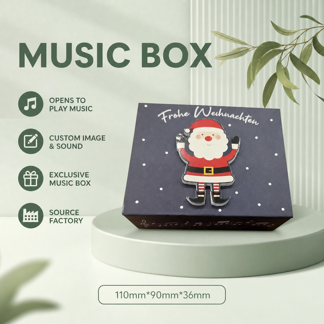 Best Quality Customized Special Music Gift Box Unique Music Box  Beautiful Gift Box with Music