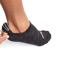 Chaussettes unisexes respirantes antidérapantes à séchage rapide en fibre de bambou pour jeunes, design personnalisé, chaussettes invisibles, couleur personnalisée, chaussettes pour hommes