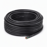 Kabel Daya Fleksibel Tembaga Berisolasi PVC H07VV-F 450/750V, Kawat Multi-Core untuk Konstruksi Industri Bersertifikasi CE