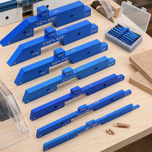 Jeu de 7 blocs de réglage de hauteur de précision en aluminium OEM pour table de défonceuse, outil manuel de menuiserie de qualité industrielle - Product Image 5