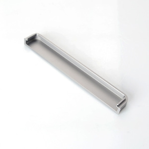 Accesorios de hardware para muebles integrados de aleación de aluminio, manijas de cajón de gabinete, manijas ocultas para mesita de noche, manijas de puerta - Product Image 2