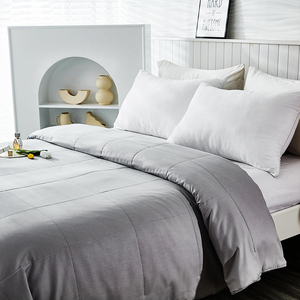 Ensemble de housses de <span class=keywords><strong>couette</strong></span> de luxe en soie et laine, 100% écologique - Product Image 2