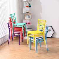 Chaise en Plastique pour Enfants Empilable, Épaisse et Antidérapante, Idéale pour l'Apprentissage ou la Salle à Manger, Prix Usine