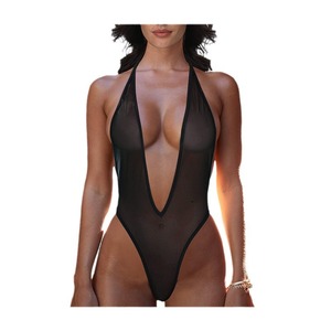 Bikini de una pieza de gasa transparente para comercio transfronterizo, divertido y seductor, ideal para discoteca - Product Image 5