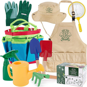 Bán Buôn Customized <span class=keywords><strong>Kids</strong></span> Công Cụ Làm Vườn Kit Set Với <span class=keywords><strong>Garden</strong></span> Tote Hand Bag Tưới Nước Có Thể Xẻng Cào Ngã Ba Tất Cả Trong Một Bộ - Product Image 1