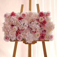 Muro de Flores Artificiales para Fondo de Boda, Arreglo Floral Simulado, Decoración para Centro Comercial, Arreglo de Rosas, Plantas Verdes