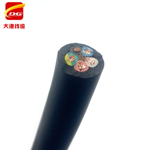 <span class=keywords><strong>Cable</strong></span> de Goma Flexible H07RN-F de 5 Núcleos, 4mm2, 6mm2, <span class=keywords><strong>10mm2</strong></span>, 16mm2, 25mm2, Aislamiento EPDM, Cubierta Exterior CPE, <span class=keywords><strong>Cable</strong></span> de Goma Sumergible - Product Image 1