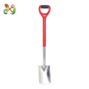 Set Completo di Attrezzi <span class=keywords><strong>da</strong></span> Giardinaggio 5 Pezzi in Acciaio Inossidabile: Vanga e Forca per Bordi/Drainaggio con Manico Ergonomico in PP per Lavorazione di Piccoli Giardini - Product Image 5