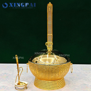 Xingpai cao cấp phong cách Hà Lan chafing món ăn tự chọn thiết lập sang trọng thép không gỉ kim loại treo shaffing món ăn thực phẩm ấm hơn - Product Image 2