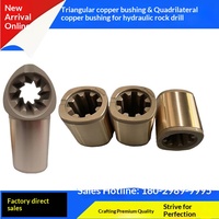 Foreuse hydraulique à trois ou quatre côtés avec manchons en cuivre, guide de queue, piston d'impact, fileté, multi-bras, pour plateforme de forage, modèle continental