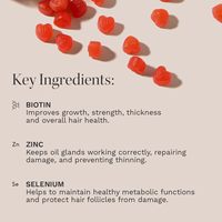 Fabricant en marque blanche – Gummies de biotine 5000 mcg, complexe de vitamines zinc et sélénium pour le soutien capillaire quotidien