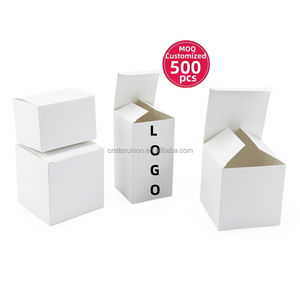 Scatola di carta di produzione personalizzata per piccoli lotti scatola di imballaggio per cosmetici scatola di cartone bianco in cartone stampato scatole per mascherine facciali - Product Image 3