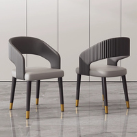 Fanjue Chaise de Salle à Manger de Luxe Italienne Moderne Minimaliste pour la Maison et le Restaurant, Fauteuil Recommandé par les Designers, Nouvelle Négociation