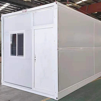 Maisons conteneurs, maison modulaire pliable, maison pliable extensible, mini-maison tout-en-un, construction préfabriquée