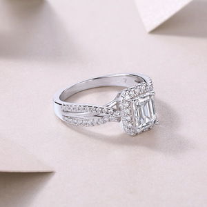 Bán chạy nhất S925 bạc và moissanite Giấc Mơ vòng mới hàng loạt khám phá-Mặt dây chuyền Kim cương & quyến rũ ánh sáng ban ngày lấy cảm hứng từ Nhẫn - Product Image 4