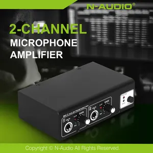 Produtos mic2, equipamento de gravação, amplificador de microfone de 1 canal para estúdio, venda imperdível