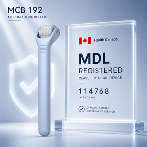 Dr Pen MCB192 Rouleau de Microneedling 192 Aiguilles 0,5 mm, Appareil de Soin de la Peau avec Poignée Ergonomique, Enregistré chez Health <span class=keywords><strong>Canada</strong></span> (MDL) - Product Image 2