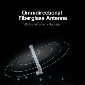 Antenne omnidirectionnelle verticale UHF large bande 410-450 MHz en fibre de verre FRP, multi-prises pour radio mobile terrestre, répéteur et marine - Product Image 3