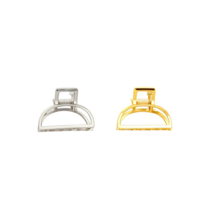 Petite pince à cheveux en forme de D de 4,5 cm pour femmes et filles, pinces à cheveux en métal avec mécanisme à ressort - Product Image 2