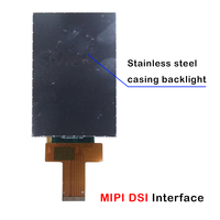 Layar Sentuh Waiken 4.3 Inci IPS Incell TFT Resolusi 480x800 Antarmuka MIPI DSI Driver IV ST7102 300cd/m