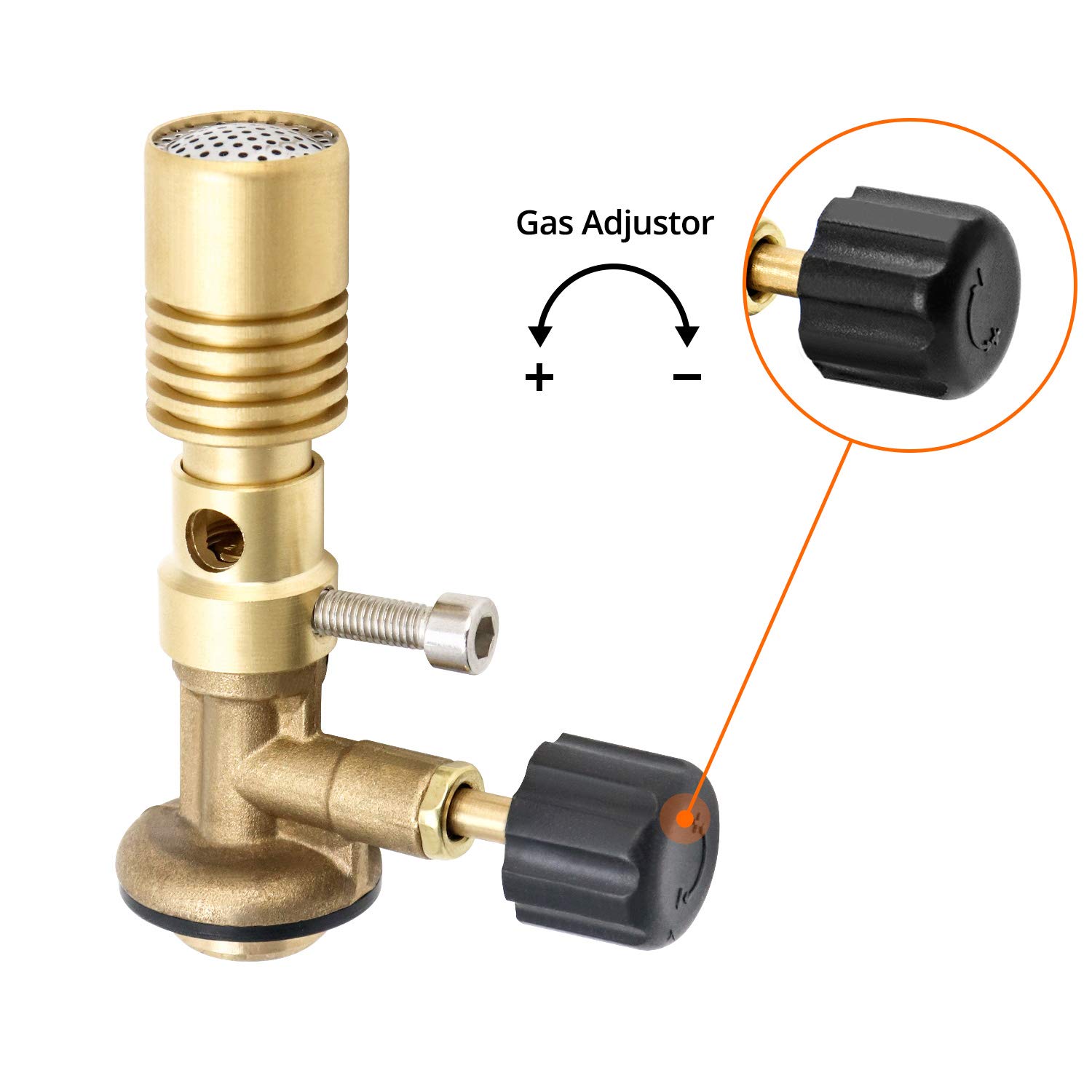 Laboratory Bunsen Burner, Portable Gas Blowtorch, Brass