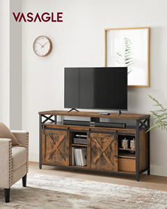 Meuble TV <span class=keywords><strong>VASAGLE</strong></span> pour téléviseur 65 pouces, <span class=keywords><strong>console</strong></span> de divertissement, meuble TV avec étagères réglables - Product Image 2