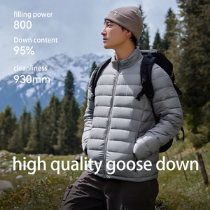 Veste d'hiver matelassée légère et imperméable PELLIOT pour homme, avec rembourrage en duvet d'oie 800 - Product Image 3