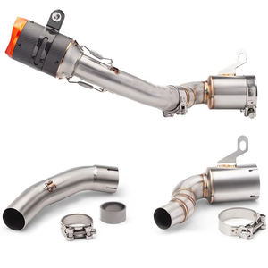 Système d'échappement de moto, silencieux Moto 51 mm, tuyau de liaison avant-milieu pour DUKE <span class=keywords><strong>125</strong></span> 250 390 Adventure RC390 2020 - <span class=keywords><strong>2023</strong></span> - Product Image 5