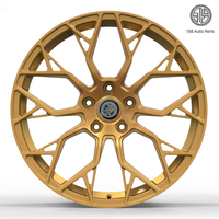 168 Jantes forgées concaves profondes personnalisées en or perlé 5x112 5x120 5x114.3 Jantes forgées 18-24 pouces Vente chaude pour BMW X5/X6/M2/M3