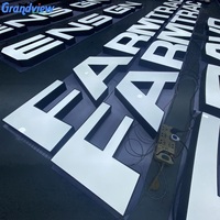 Fabricant de logos lumineux publicitaires, enseigne de magasin LED personnalisée, enseigne extérieure personnalisée en 3D, panneau de logo LED, enseigne commerciale en lettres LED