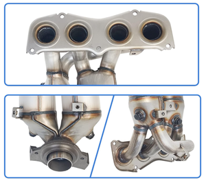 Tubos de escape de coche OBD Euro4 colector de escape de calidad compatible con Toyota RAV4 2.0L 2001 2002 2003 convertidor catalítico de acero inoxidable - Product Image 2